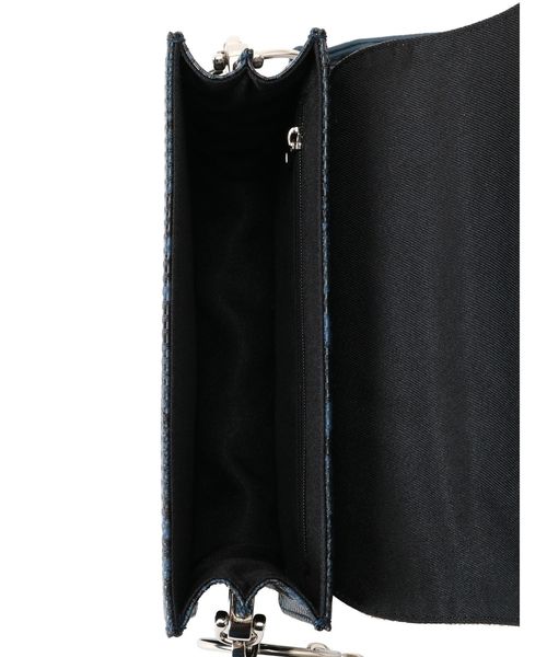 EVRIS（エヴリス）の「パイソンブロッキングスクエアショルダーBAG（ショルダーバッグ・レディース・ブルー/ブラウン・FREE）」の12枚目の写真