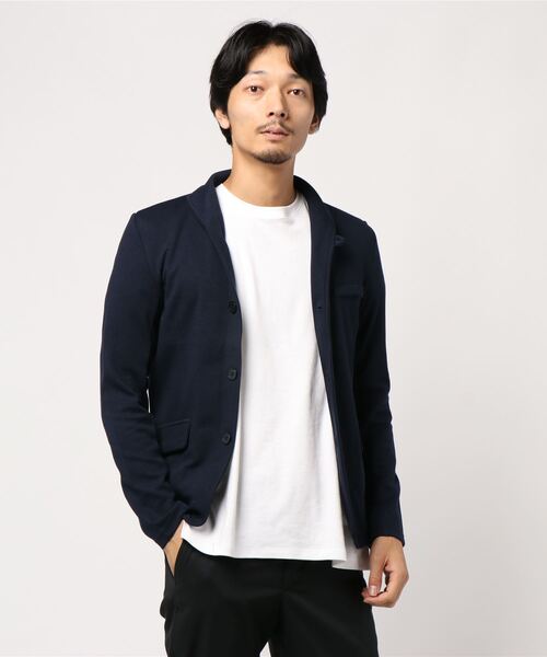 Bling Leads（ブリングリーズ）の「【Bl】カルゼイタリアンカラーJK（その他アウター・メンズ・ブラック/ネイビー/杢グレー/チャコールグレー・MEDIUM/LARGE/X-LARGE）」の4枚目の写真