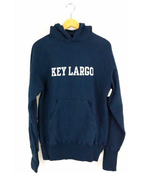 ブランド古着】KEY LARGO ダメージ加工プリントプルオーバーパーカー 