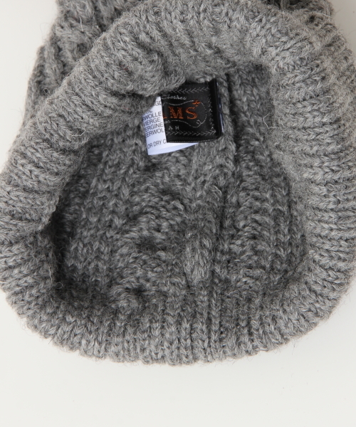 BEAMS PLUS(ビームスプラス)の「BEAMS PLUS / ケーブル ワッチキャップ(ニットキャップ/ビーニー・メンズ・ネイビー/ワイン/ブラック/チャコールグレー/ナチュラル/ダークグリーン・ONE SIZE)」の8枚目の写真