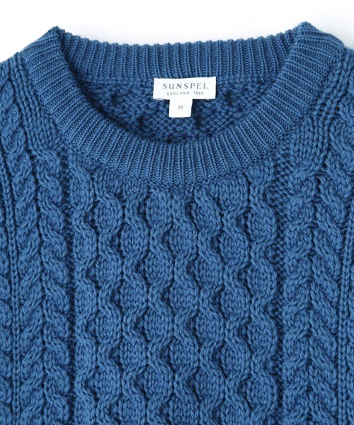 SUNSPEL(サンスペル)の「MEN’S MERINO WOOL(ニット/セーター・メンズ・ダークブルー/ダークオレンジ・SMALL/MEDIUM/LARGE)」の9枚目の写真