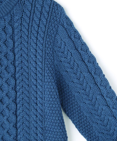 SUNSPEL(サンスペル)の「MEN’S MERINO WOOL(ニット/セーター・メンズ・ダークブルー/ダークオレンジ・SMALL/MEDIUM/LARGE)」の10枚目の写真