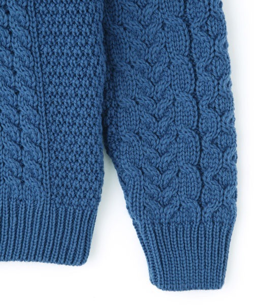 SUNSPEL(サンスペル)の「MEN’S MERINO WOOL(ニット/セーター・メンズ・ダークブルー/ダークオレンジ・SMALL/MEDIUM/LARGE)」の11枚目の写真