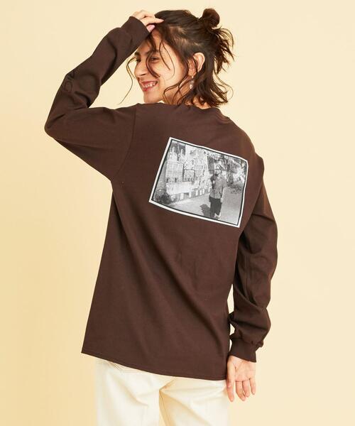 BEAUTY&YOUTH UNITED ARROWS（ビューティーアンドユースユナイテッドアローズ）の「【別注】＜GOOD ROCK SPEED＞∴ GODLIS フォトプリントロングスリーブTシャツ ο（Tシャツ/カットソー・レディース・ブラック/ホワイト/ダークブラウン・FREE）」の3枚目の写真