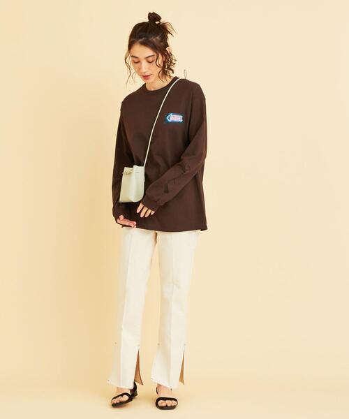 BEAUTY&YOUTH UNITED ARROWS（ビューティーアンドユースユナイテッドアローズ）の「【別注】＜GOOD ROCK SPEED＞∴ GODLIS フォトプリントロングスリーブTシャツ ο（Tシャツ/カットソー・レディース・ブラック/ホワイト/ダークブラウン・FREE）」の11枚目の写真