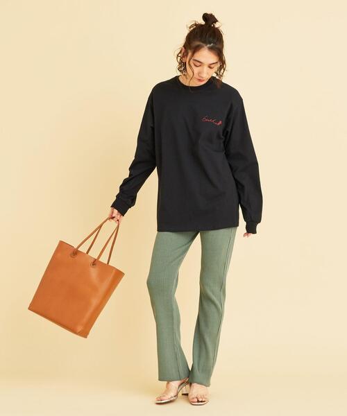 BEAUTY&YOUTH UNITED ARROWS（ビューティーアンドユースユナイテッドアローズ）の「【別注】＜GOOD ROCK SPEED＞∴ GODLIS フォトプリントロングスリーブTシャツ ο（Tシャツ/カットソー・レディース・ブラック/ホワイト/ダークブラウン・FREE）」の8枚目の写真