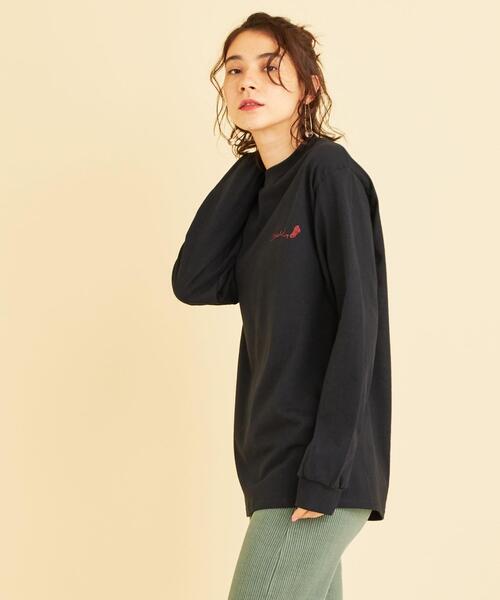 BEAUTY&YOUTH UNITED ARROWS（ビューティーアンドユースユナイテッドアローズ）の「【別注】＜GOOD ROCK SPEED＞∴ GODLIS フォトプリントロングスリーブTシャツ ο（Tシャツ/カットソー・レディース・ブラック/ホワイト/ダークブラウン・FREE）」の6枚目の写真