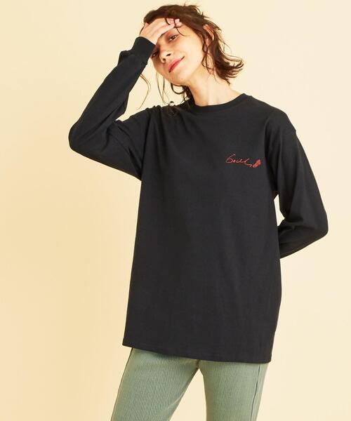 BEAUTY&YOUTH UNITED ARROWS（ビューティーアンドユースユナイテッドアローズ）の「【別注】＜GOOD ROCK SPEED＞∴ GODLIS フォトプリントロングスリーブTシャツ ο（Tシャツ/カットソー・レディース・ブラック/ホワイト/ダークブラウン・FREE）」の5枚目の写真