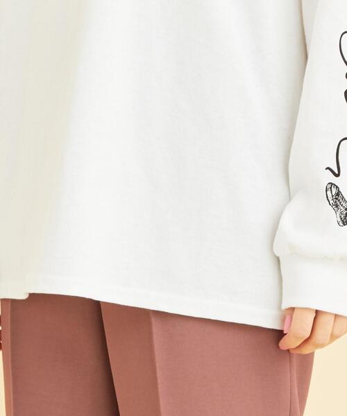 BEAUTY&YOUTH UNITED ARROWS（ビューティーアンドユースユナイテッドアローズ）の「【別注】＜GOOD ROCK SPEED＞∴ GODLIS フォトプリントロングスリーブTシャツ ο（Tシャツ/カットソー・レディース・ブラック/ホワイト/ダークブラウン・FREE）」の19枚目の写真