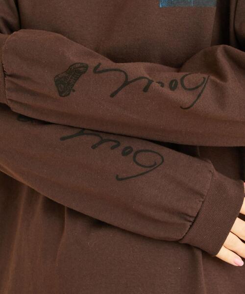 BEAUTY&YOUTH UNITED ARROWS（ビューティーアンドユースユナイテッドアローズ）の「【別注】＜GOOD ROCK SPEED＞∴ GODLIS フォトプリントロングスリーブTシャツ ο（Tシャツ/カットソー・レディース・ブラック/ホワイト/ダークブラウン・FREE）」の15枚目の写真