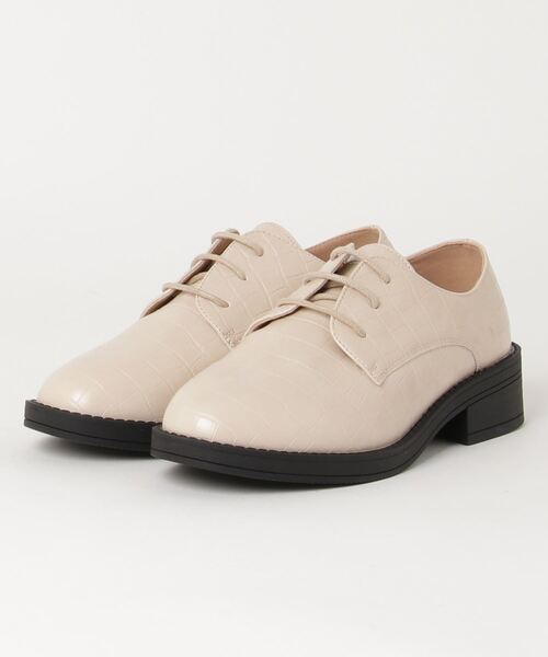 AAA+（サンエープラス）の「AAA / プレーントゥマニッシュシューズ(3570)　オックスフォードシューズ（ドレスシューズ・レディース・ブラック/ブラック系その他/ダークブラウン/ブラック系その他2/アイボリー/ブラック×ブラック/シルバー・40/38/39/35/36/37/41/42/43/44）」の11枚目の写真