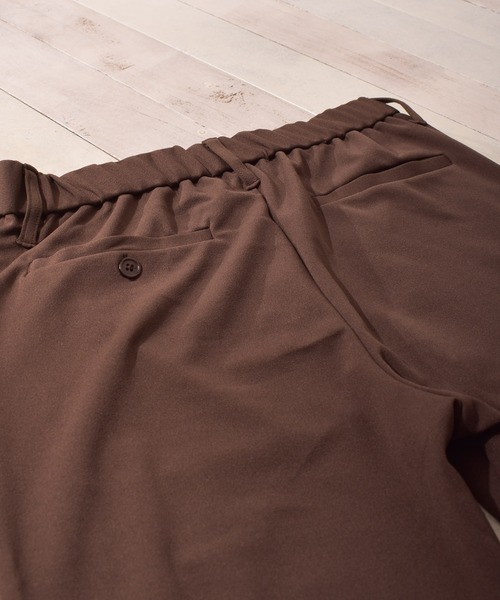 Bling Leads（ブリングリーズ）の「【Bl】梨地センタースリットパンツ（スラックス・メンズ・ブラウン/チャコールグレー/ブラック・MEDIUM/LARGE）」の12枚目の写真