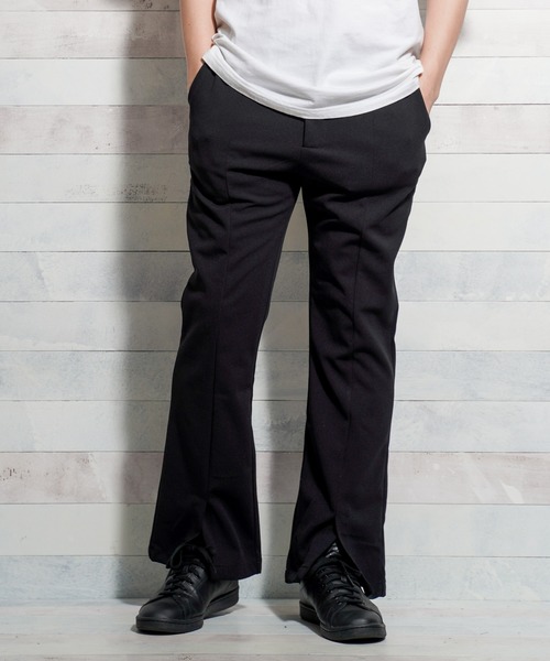 Bling Leads（ブリングリーズ）の「【Bl】梨地センタースリットパンツ（スラックス・メンズ・ブラウン/チャコールグレー/ブラック・MEDIUM/LARGE）」の14枚目の写真