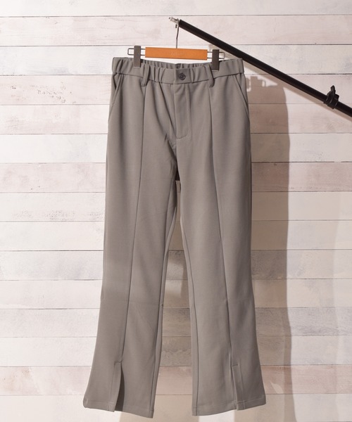 Bling Leads（ブリングリーズ）の「【Bl】梨地センタースリットパンツ（スラックス・メンズ・ブラウン/チャコールグレー/ブラック・MEDIUM/LARGE）」の5枚目の写真