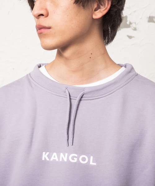 KANGOL（カンゴール）の「【KANGOL】別注サイドジップ裏毛ビッグトレーナー（スウェット・メンズ・杢グレー/ラベンダー/アイボリー/ベージュ・L/M）」の15枚目の写真