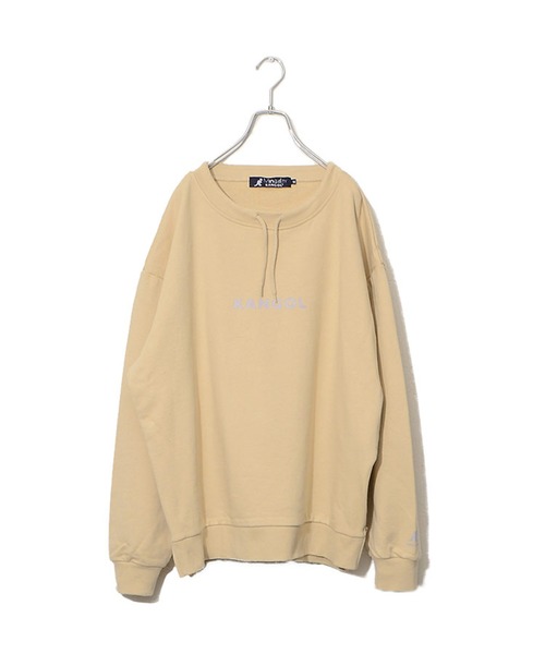 KANGOL（カンゴール）の「【KANGOL】別注サイドジップ裏毛ビッグトレーナー（スウェット・メンズ・杢グレー/ラベンダー/アイボリー/ベージュ・L/M）」の13枚目の写真