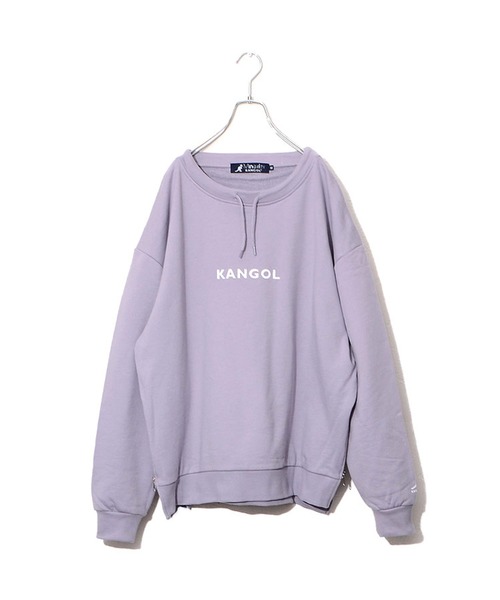 KANGOL（カンゴール）の「【KANGOL】別注サイドジップ裏毛ビッグトレーナー（スウェット・メンズ・杢グレー/ラベンダー/アイボリー/ベージュ・L/M）」の17枚目の写真