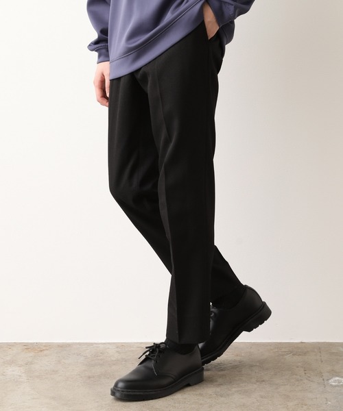 JUNRED（ジュンレッド）の「【WEARISTA JUNさん紹介】テクスチャーTRスリムパンツ（スラックス・メンズ・ブラック/ベージュ/ブルー・LL/S/M/L）」の15枚目の写真