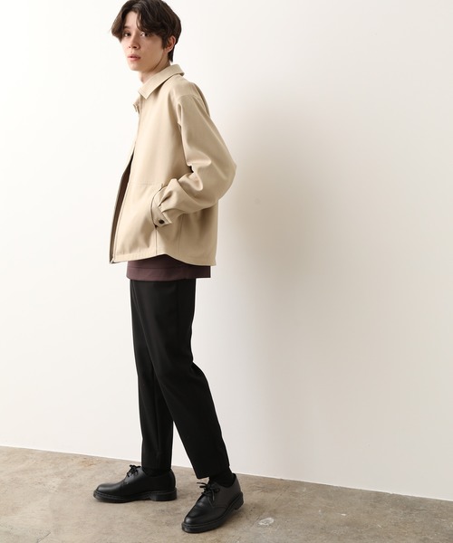 JUNRED（ジュンレッド）の「【WEARISTA JUNさん紹介】テクスチャーTRスリムパンツ（スラックス・メンズ・ブラック/ベージュ/ブルー・LL/S/M/L）」の11枚目の写真