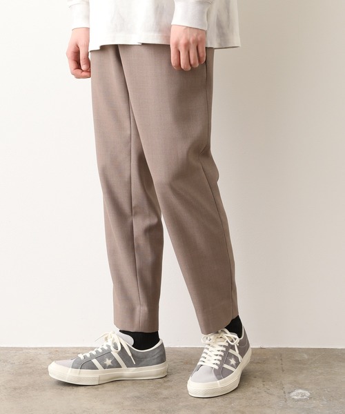 JUNRED（ジュンレッド）の「【WEARISTA JUNさん紹介】テクスチャーTRスリムパンツ（スラックス・メンズ・ブラック/ベージュ/ブルー・LL/S/M/L）」の12枚目の写真