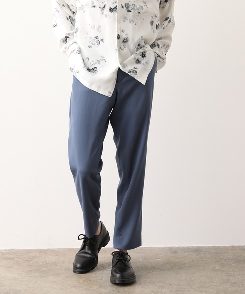 JUNRED（ジュンレッド）の「【WEARISTA JUNさん紹介】テクスチャーTRスリムパンツ（スラックス・メンズ・ブラック/ベージュ/ブルー・LL/S/M/L）」の21枚目の写真