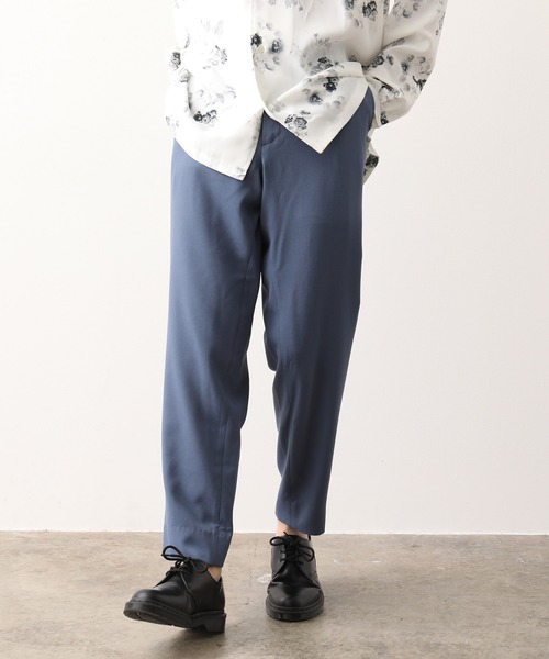 JUNRED（ジュンレッド）の「【WEARISTA JUNさん紹介】テクスチャーTRスリムパンツ（スラックス・メンズ・ブラック/ベージュ/ブルー・LL/S/M/L）」の22枚目の写真