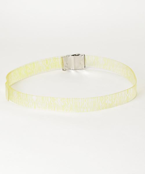 WEGO（ウィゴー）の「WEGO/ゼブラクリアガチャベルト（ベルト・レディース・パープル/ブラック/イエロー・FREE）」の10枚目の写真