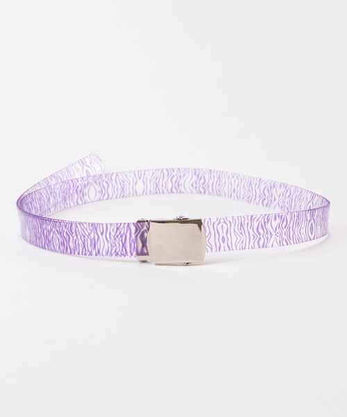 WEGO（ウィゴー）の「WEGO/ゼブラクリアガチャベルト（ベルト・レディース・パープル/ブラック/イエロー・FREE）」の5枚目の写真