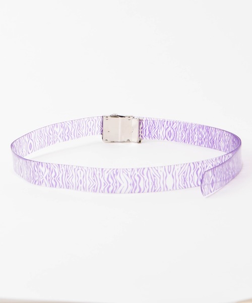 WEGO（ウィゴー）の「WEGO/ゼブラクリアガチャベルト（ベルト・レディース・パープル/ブラック/イエロー・FREE）」の8枚目の写真