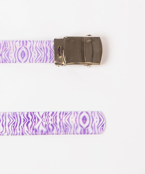 WEGO（ウィゴー）の「WEGO/ゼブラクリアガチャベルト（ベルト・レディース・パープル/ブラック/イエロー・FREE）」の4枚目の写真