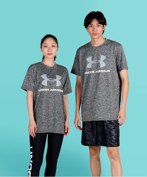 UNDER ARMOUR(アンダーアーマー)の「UAテック ビッグロゴ ショートスリーブ Tシャツ(トレーニング/メンズ)(Tシャツ/カットソー・メンズ・ネイビー/ブラック/ヘザーグレー/ホワイト・XL/LG/SM/MD/3XL/XXL)」の3枚目の写真