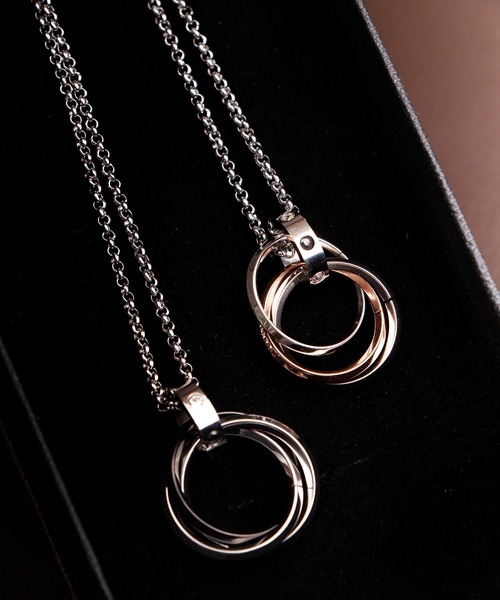 FUNALIVE（ファンアライブ）の「JON ペアネックレス  ステンレス（ネックレス・メンズ・H/B/D/F/G/A/C/E/I/J/L/K/N/M/S/O/Q/P/R・23cm/FREE）」の7枚目の写真