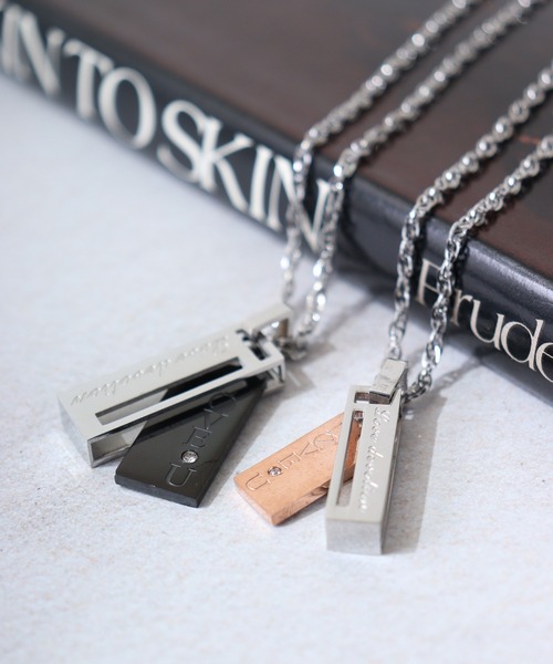 FUNALIVE（ファンアライブ）の「JON ペアネックレス  ステンレス（ネックレス・メンズ・H/B/D/F/G/A/C/E/I/J/L/K/N/M/S/O/Q/P/R・23cm/FREE）」の11枚目の写真
