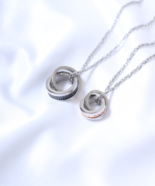 FUNALIVE（ファンアライブ）の「JON ペアネックレス  ステンレス（ネックレス・メンズ・H/B/D/F/G/A/C/E/I/J/L/K/N/M/S/O/Q/P/R・23cm/FREE）」の13枚目の写真