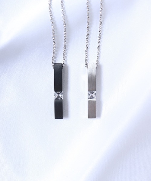 FUNALIVE（ファンアライブ）の「JON ペアネックレス  ステンレス（ネックレス・メンズ・H/B/D/F/G/A/C/E/I/J/L/K/N/M/S/O/Q/P/R・23cm/FREE）」の14枚目の写真