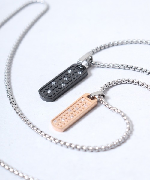 FUNALIVE（ファンアライブ）の「JON ペアネックレス  ステンレス（ネックレス・メンズ・H/B/D/F/G/A/C/E/I/J/L/K/N/M/S/O/Q/P/R・23cm/FREE）」の17枚目の写真