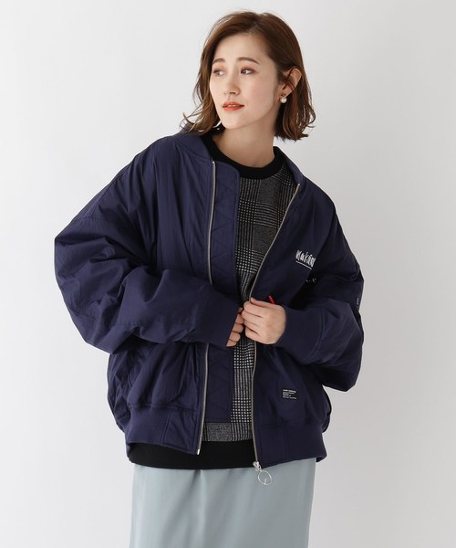 Mark Gonzales(マーク・ゴンザレス)の「MARK GONZALES マークゴンザレス ビッグシルエットブルゾン(ブルゾン)」|ネイビー