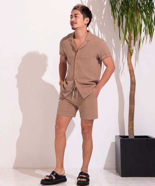 #Re:room(リルーム)の「リゾートリネンショーツ(その他パンツ・メンズ・ベージュ/ネイビー/オフホワイト・SMALL/MEDIUM)」の19枚目の写真