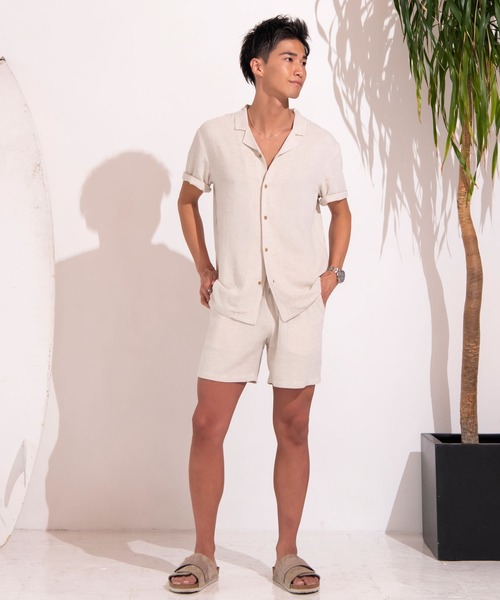 #Re:room(リルーム)の「リゾートリネンショーツ(その他パンツ・メンズ・ベージュ/ネイビー/オフホワイト・SMALL/MEDIUM)」の22枚目の写真