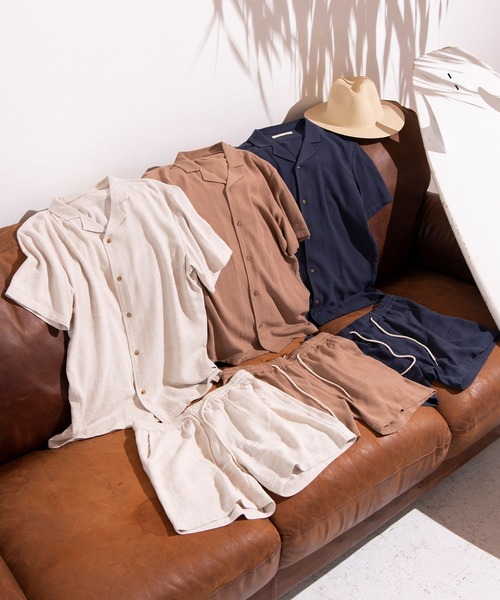 #Re:room(リルーム)の「リゾートリネンショーツ(その他パンツ・メンズ・ベージュ/ネイビー/オフホワイト・SMALL/MEDIUM)」の12枚目の写真