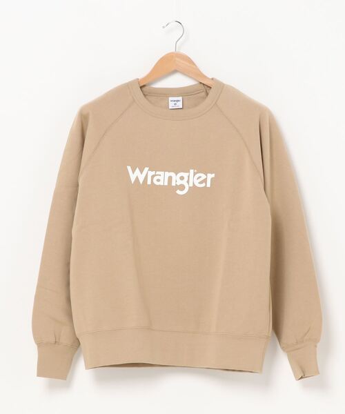 Wrangler(ラングラー)の「【Wrangler/ラングラー】クルーネックスウェット(スウェット・レディース・ベージュ/オフホワイト・M)」の2枚目の写真