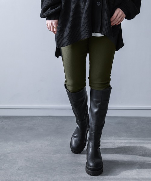 n'OrLABEL（ノアールレーベル）の「『裏起毛フレキシンストレッチパンツ』（その他パンツ・レディース・ダークパープル/チョコ/チャコール/カーキ/ダークネイビー/ブラック/ブルーグリーン/レッド系その他・M/3L/S/LL/L）」の17枚目の写真