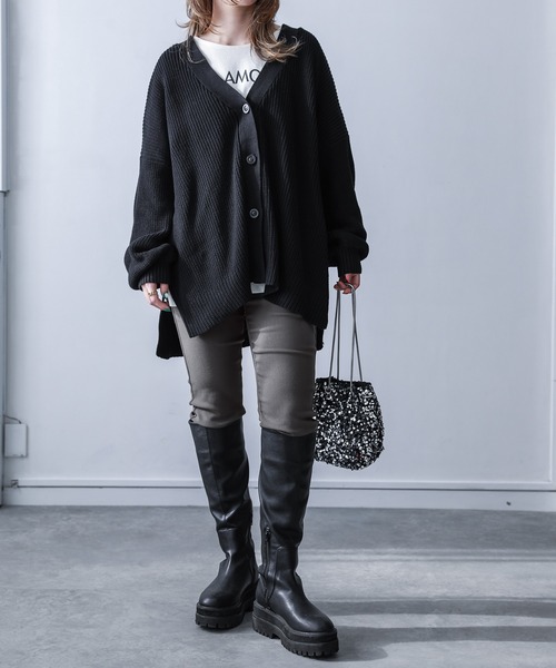 n'OrLABEL（ノアールレーベル）の「『裏起毛フレキシンストレッチパンツ』（その他パンツ・レディース・ダークパープル/チョコ/チャコール/カーキ/ダークネイビー/ブラック/ブルーグリーン/レッド系その他・M/3L/S/LL/L）」の14枚目の写真