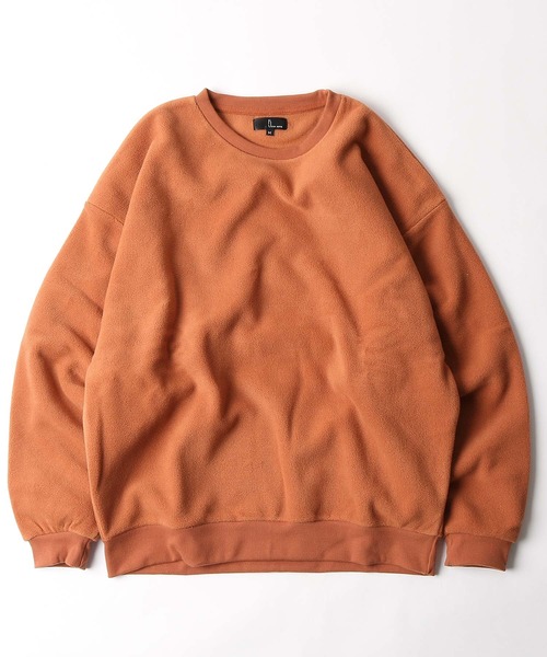 ZIP FIVE（ジップファイブ）の「【ZIP FIVE】【ZIP OUTDOOR】フリースビッグシルエットトレーナー（スウェット・レディース・ブラウン/アイボリー/ホワイト系/ベージュ系2/グリーン/ブルー/レンガ/ベージュ/ベージュ系1/ブラック/ベージュ系/グレー/マスタード/ブラック系/ホワイト系1/ダークグリーン・LARGE/X-LARGE/MEDIUM）」の16枚目の写真