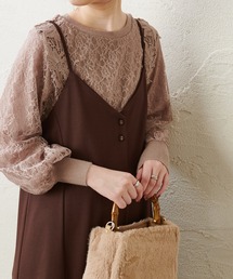 natural couture | 総レースきれいめニットプルオーバー(ニット/セーター)