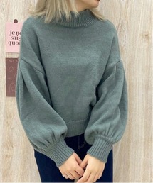 apres jour | ハイネックタック袖ニット【ZOZOTOWN限定アイテム】(ニット/セーター)