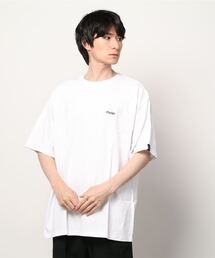 【pledge】ビッグシルエット バックプリントTシャツ