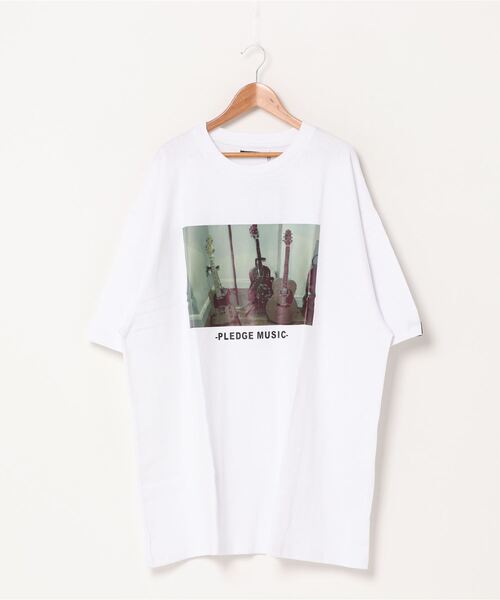 Pledge(プレッジ)の「【pledge】ビッグシルエット バックプリントTシャツ(Tシャツ/カットソー・メンズ・ホワイト系その他4/ホワイト系その他/ホワイト系その他6/ホワイト系その他2/ホワイト系その他5/ブラック系その他・LARGE/MEDIUM)」の4枚目の写真