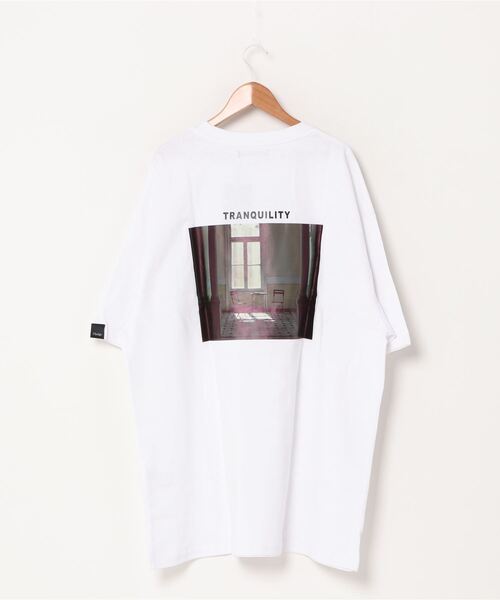 Pledge(プレッジ)の「【pledge】ビッグシルエット バックプリントTシャツ(Tシャツ/カットソー・メンズ・ホワイト系その他4/ホワイト系その他/ホワイト系その他6/ホワイト系その他2/ホワイト系その他5/ブラック系その他・LARGE/MEDIUM)」の7枚目の写真
