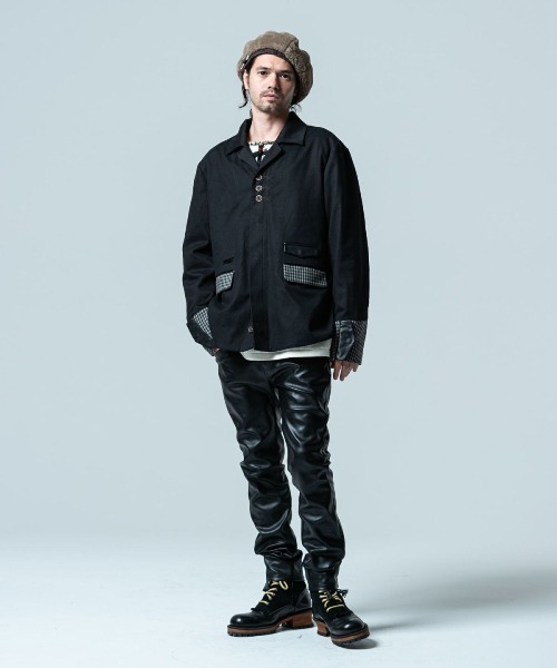 パンツ glamb PU leather pants BLACK glamb（グラム）の「【glamb】PUレザーパンツ/GB0320/P13